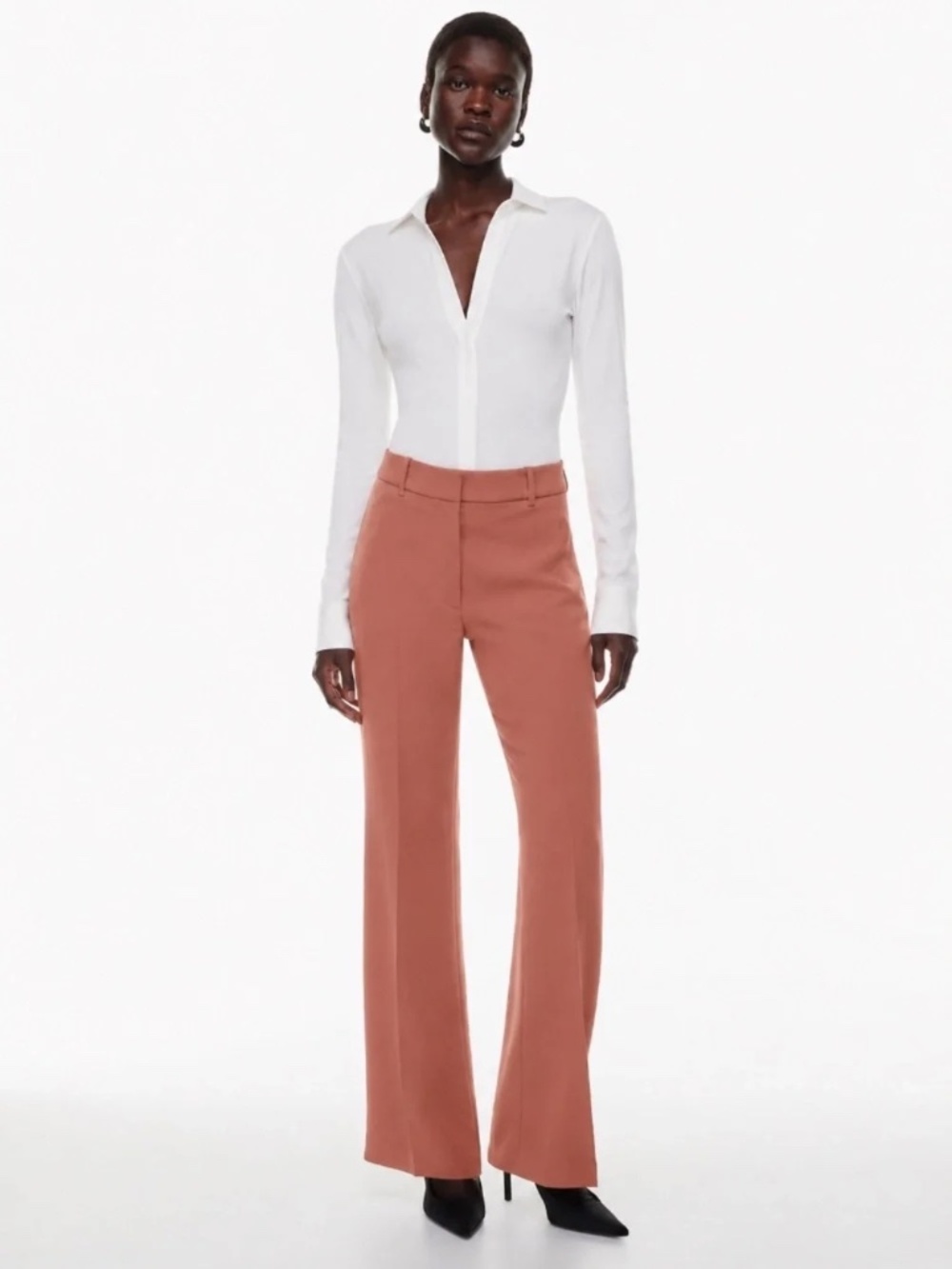 Aritzia | Wilfred | Cabaret Pant High Rise Flared Trousers | Size 0